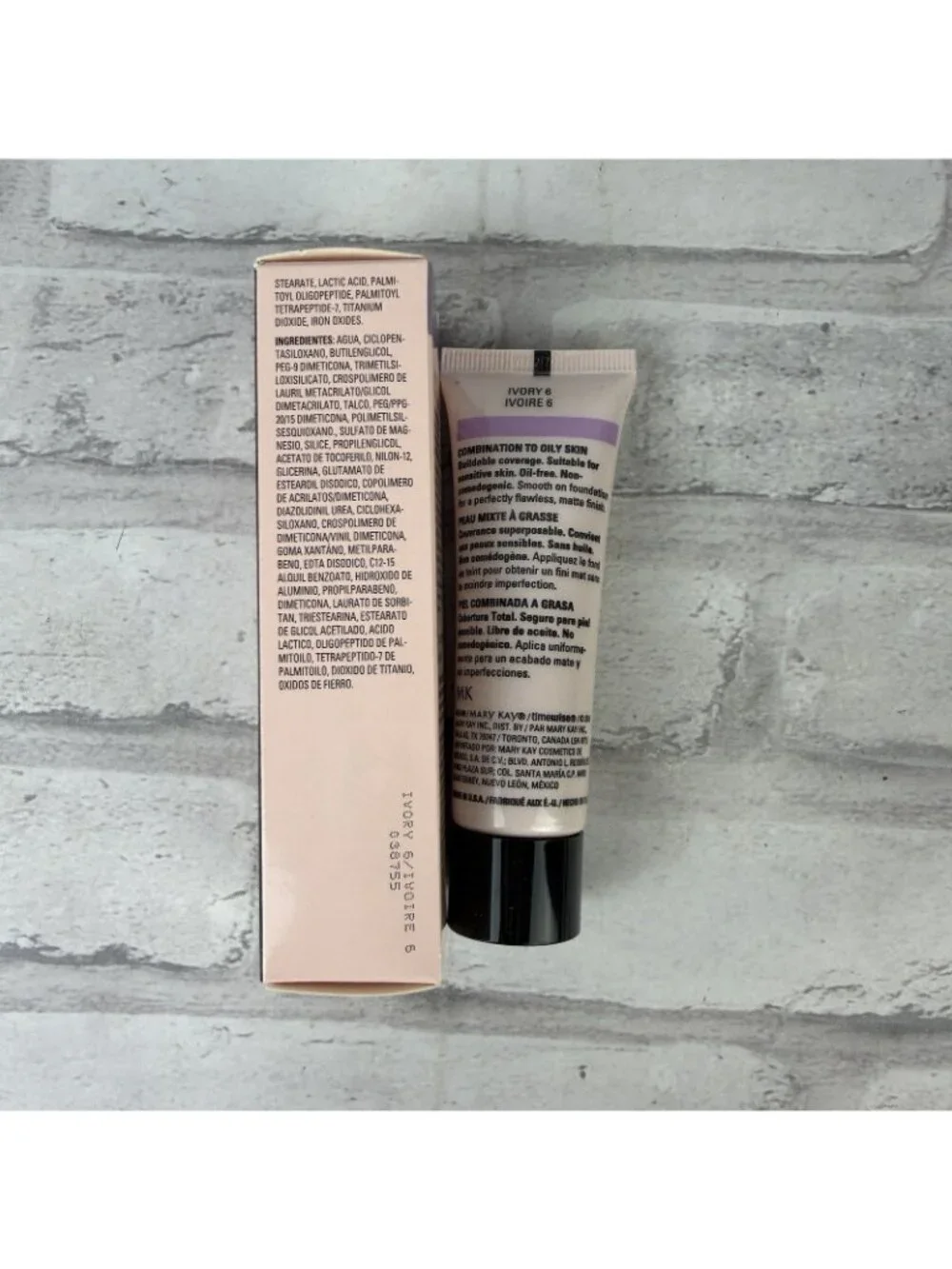 MARY KAY TimeWise Foundation Matte Wear Liquid Ivory 6 #038755 NOS
